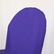 Regency Purple Chair Cover, Polyester Banquet Seat Slipcover for Events